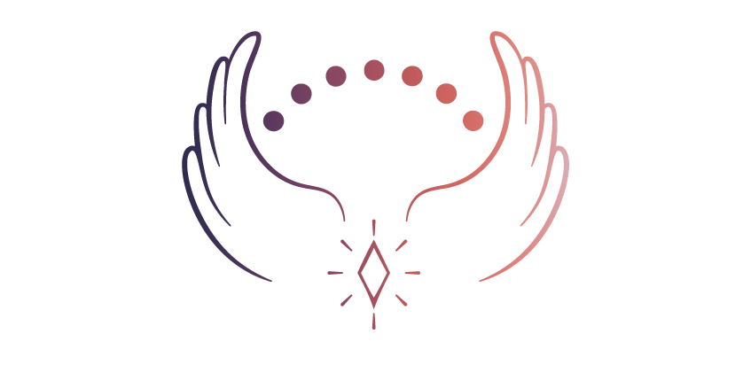 Symbole graphique dégradé Crystal Métamorphose