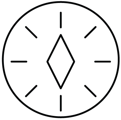 Symbole Reconnexion au soi profond Crystal Métamorphose